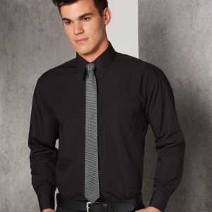 [BS01L] Man's poplin shirt,long sleeve