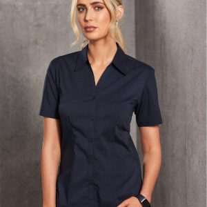 [BS07S] Ladies S/S Teflon shirt