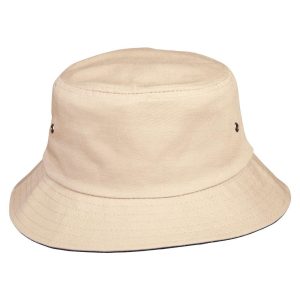 [CH32A] contrasting underbrim bucket hat