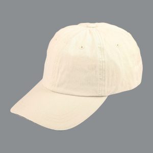 [CH40] Washed polo cotton unstructured cap sandwich cap