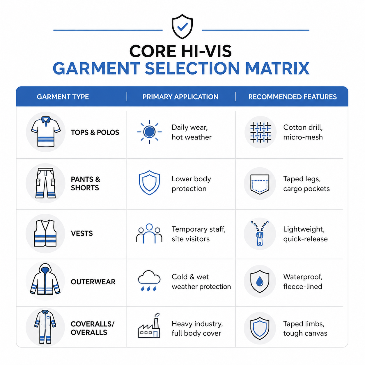 Essential Components of a Complete Hi Vis Uniform - VMA Uniforms Essential Components of a Complete Hi Vis Uniform - VMA Uniforms