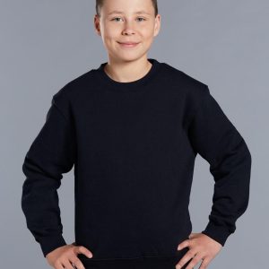 [FL01K] Kids Crew Neck Fleecy Sweater