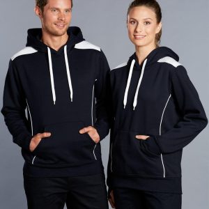 [FL19] Adult's Kangaroo Pocket Contrast Hoodie