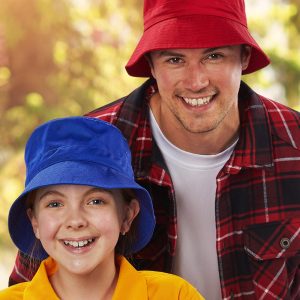 [H1034] Bucket hat with toggle