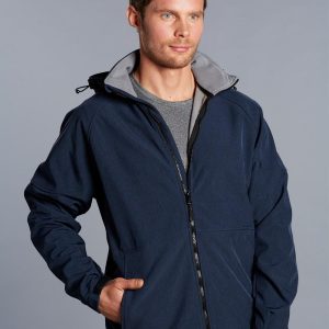 [JK33] Men's Softshell Full Zip Hoodie