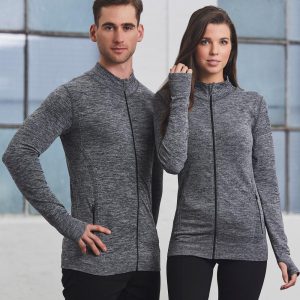 [JK39] Unisex Seamless Heather Jacket