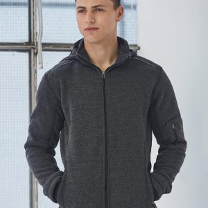 [JK41] Men's Heather Bonded Fleece Jacket