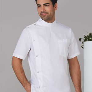 [M7636] Men's Stud Front Short Sleeve Jacket