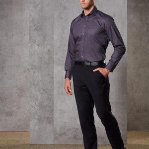 [M9310] Men's Wool Blend Stretch Flexi Waist Pants
