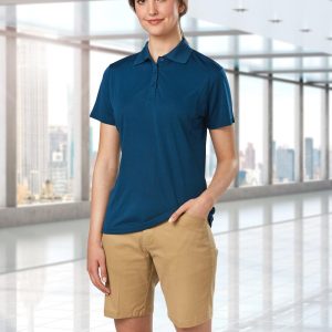 [M9391] Ladies' Stretch Cotton Chino Shorts