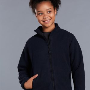 [PF07K] kids bonded P/F full zip jacket