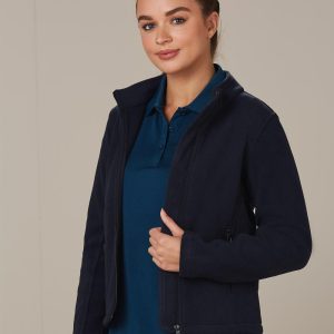[PF08] ladies bonded P/F full zip jacket