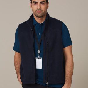 [PF09] Man's bonded polar fleece vest