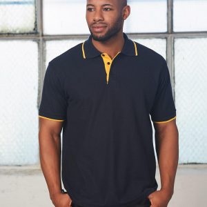 [PS08] Mens S/L pique polo contrast