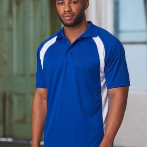 [PS30] Men's CoolDry Micro-mesh Contrast Colour Polo