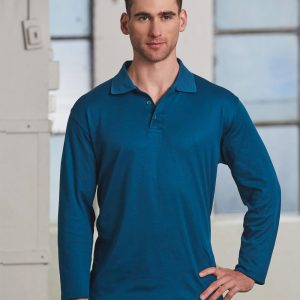 [PS35] Men's Cotton Back Truedry L/S Polo