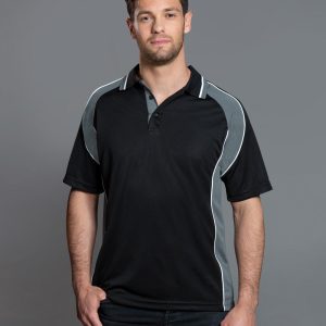 [PS49] mens mini waffle coold polo