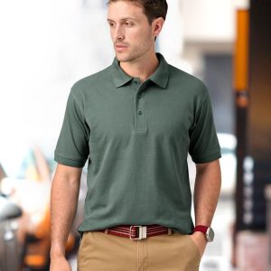 [PS55] Men's cotton stretch polo