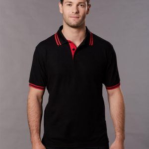 [PS65] Men's Truedry Contrast S/S Polo