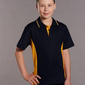 [PS73K] Kids' TrueDry Contrast S/S Polo