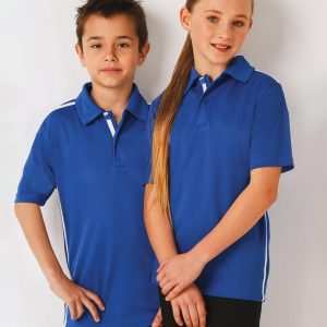 [PS83K] Kids' Ultra Dry Short Sleeve Contrast Polo