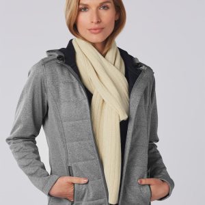 [SCF02] Cable Knit Scarf (Acrylic knit with cable row feature)