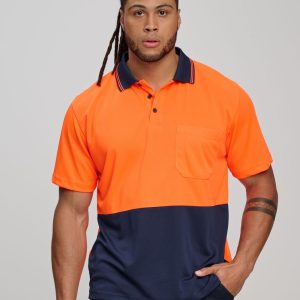 [SW01CD] Hi-Vis cooldry safety polo S/S
