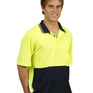 [SW01TD] Hi-Vis truedry safety polo S/S