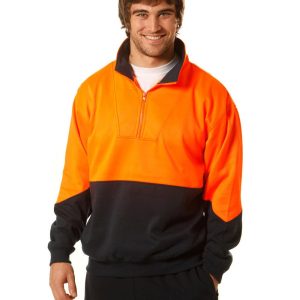 [SW13A] Hi-Vis L/S windcheater collar