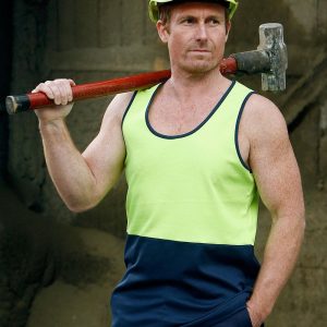 [SW15] Hi-Vis TrueDry Mesh Knit Safety Singlet