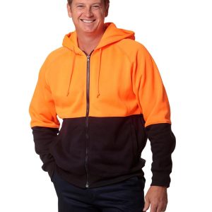 [SW24] Hi-Vis Two Tone Fleecy Hoodie