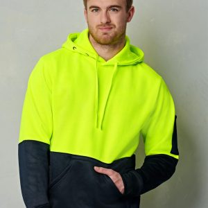[SW38] Hi-Vis Two Tone Kangaroo Pocket Hoodie