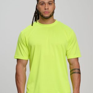 [SW39] Cooldry Hi-Vis Mini Waffle Safety Tee