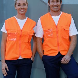[SW41] Hi-Vis Safety Vest with ID Pocket