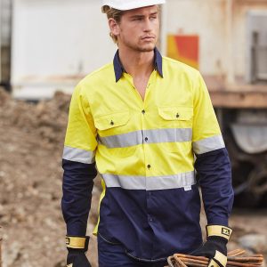 [SW60] Hi-Vs cotton drill shirt  3M tape