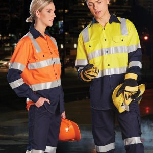 [SW70] Biomotion Two Tone Safety Shirt With X Tape