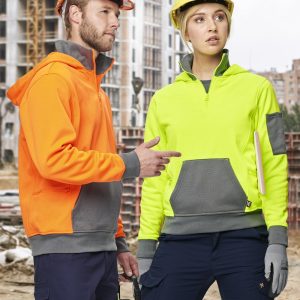 [SW78] Hi-Vis Premium Fleece Two Tone Hoodie