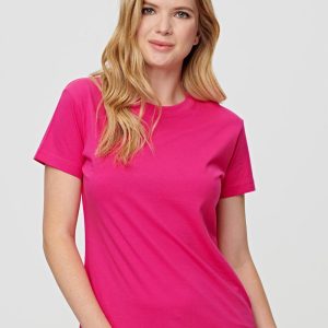 [TS38] Ladies' Cotton Semi Fitted Tee