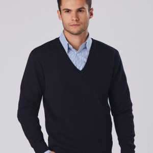 [WJ01] V Neck Wool / Acrylic Knit Jumper