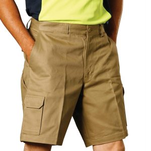 [WP06] mens hvy cotton pre-shr drill short