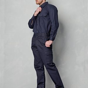 [WP08] drill pant pockets on leg / stout fit