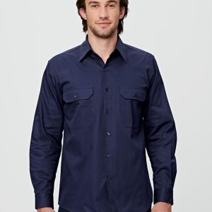 [WT04(WDS/L)] drill shirt pocket pen holder L/S