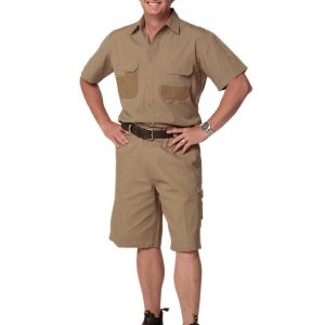 [WT05] Fine Duck Weave Dura-Wear Short Sleeve Work Shirt