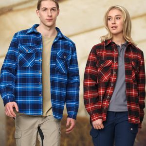 [WT07] Adults' Quilted Flannel Shirt
