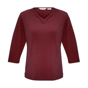 Lana Womens 3/4 Sleeve Top