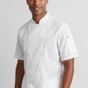 Zest Mens Short Sleeve Chef Jacket