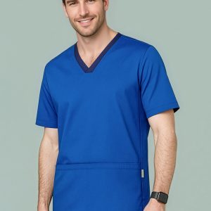 Mens Riley Stretch Scrub Top