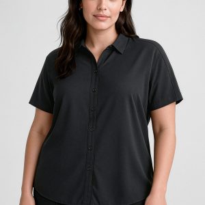Womens Dahlia Short Sleeve Blouse