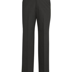 Mens Comfort Wool Stretch Flat Front Pant