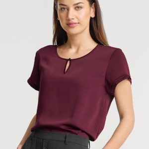 Womens Evelyn Short Sleeve Blouse
